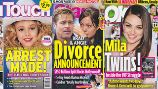 This Week In Tabloids: <i>OK!</i><i> </i>Pretends They Have an Ultrasound of Mila & Ashton's Babies